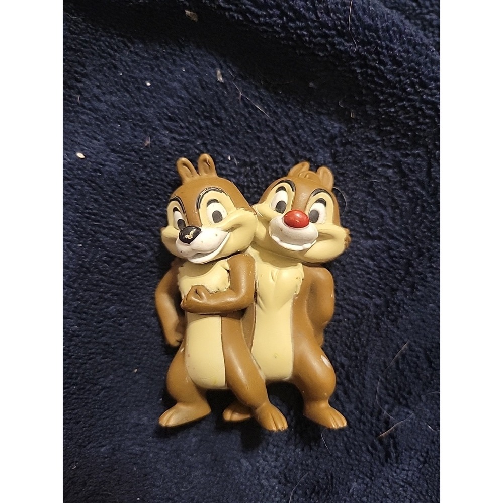 Disney‎ CHIP & DALE PVC Figure Cake Topper McDonald's Vinyl Toy